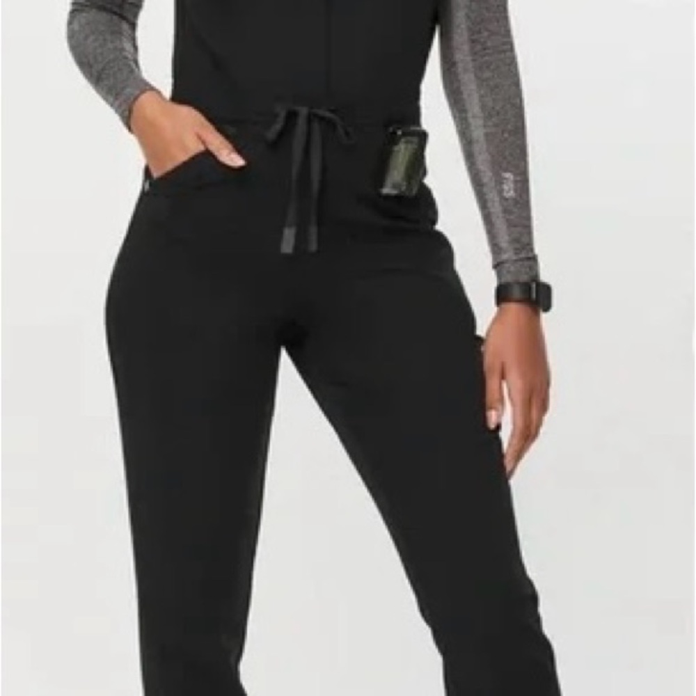 Figs black Scrub Jumpsuit NWT